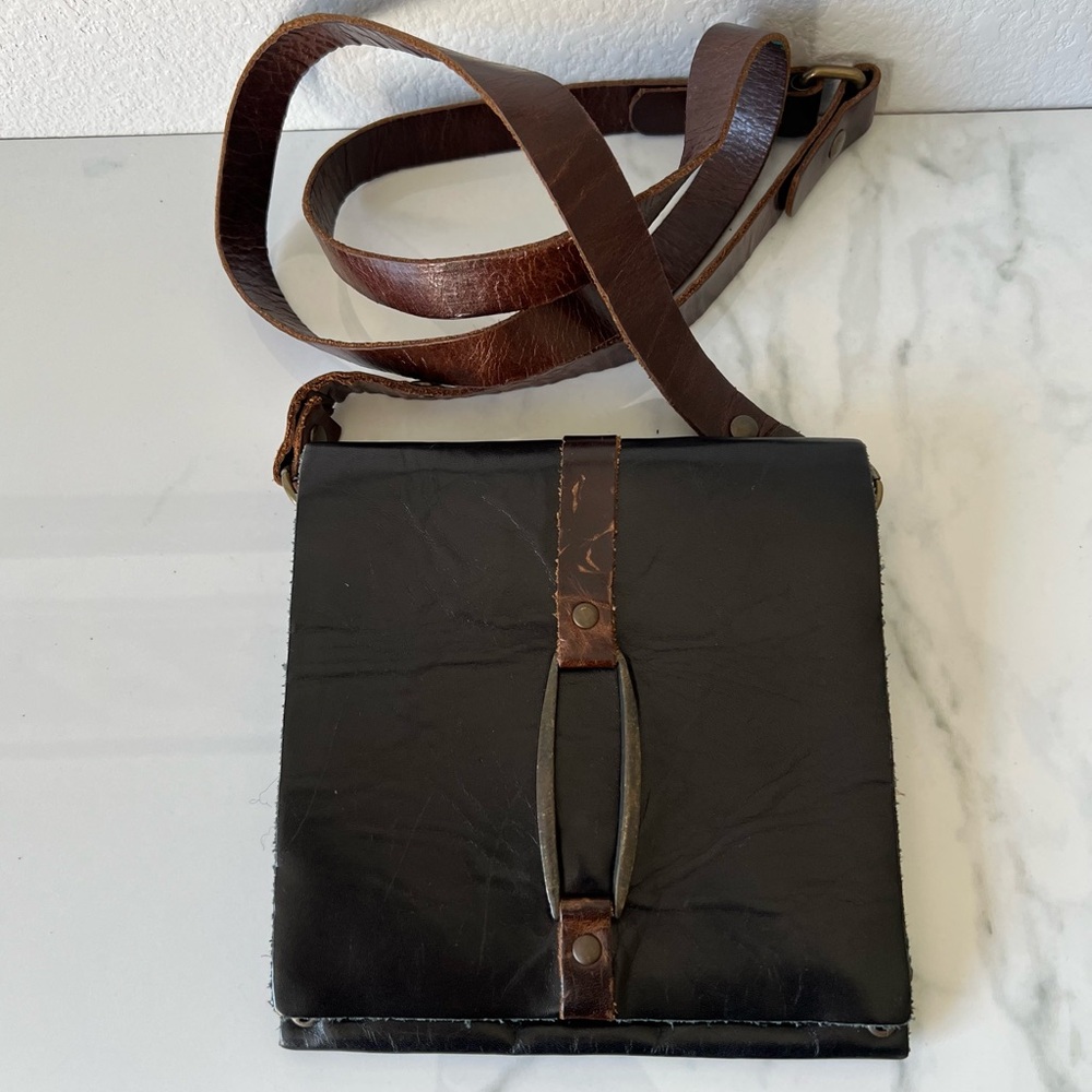 Rebel Designs Small Leather Crossbody Bag